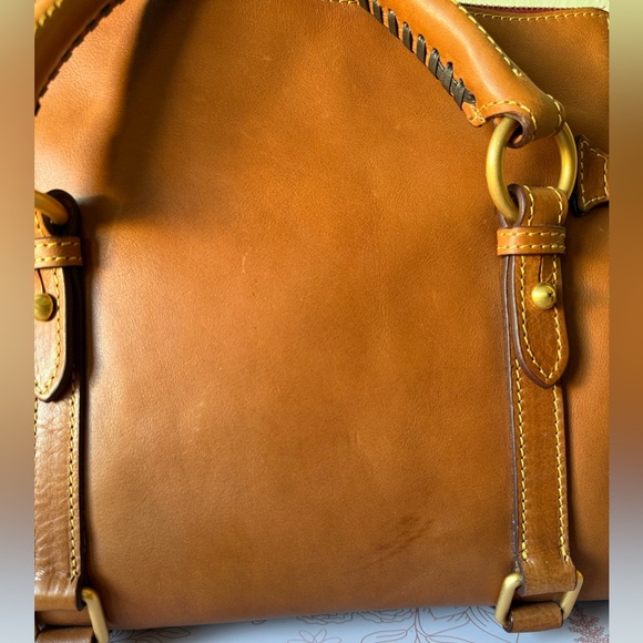 Dooney & Bourke Florentine Satchel Original Size in Natural - Picture 11 of 11